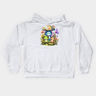 Frogs Composition #2 Kids Hoodie